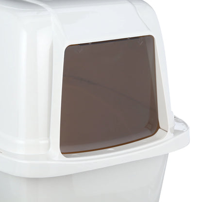Van Ness Pets Odor Control Large Enclosed Cat Litter Box, Hooded, Pearl, CP6