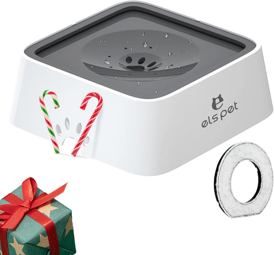 1L/2L/70Oz Dog Spill Proof Pet Water Bowl, Anti-Choking Water Bowl, Slow Water Feeder Pet Water Dispenser Carried Water Bowls for Dogs, Cats & Pets